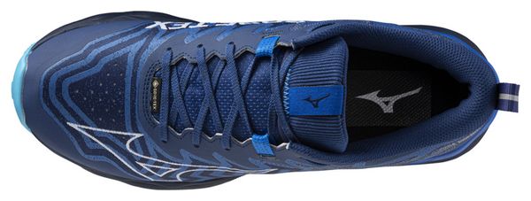 Chaussures Trail Mizuno Wave Daichi 8 GTX Bleu Homme