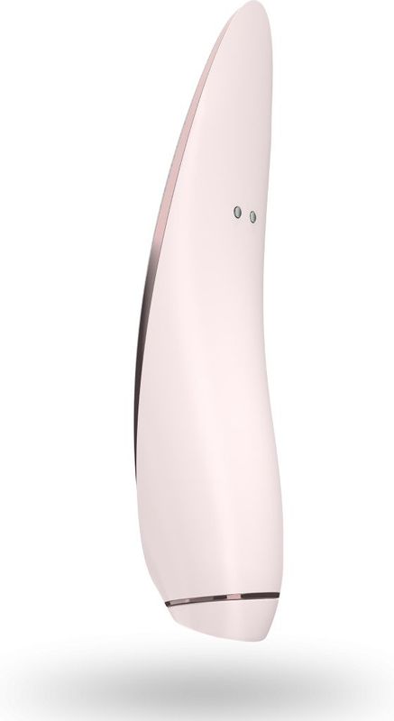 Satisfyer - Haute Couture - Drukgolfvibrator - Zwart - Echt Leer en RVS
