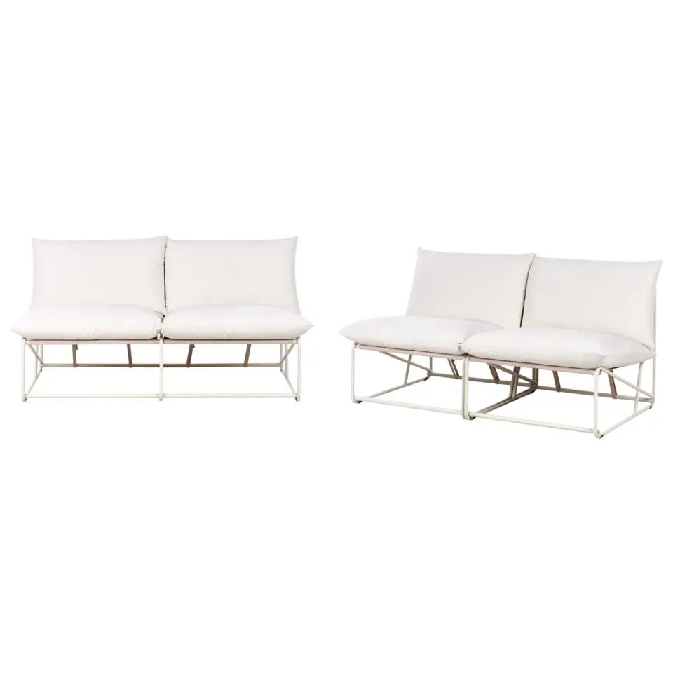 PICO - Loungeset 4-zits - Lichtbeige - Staal