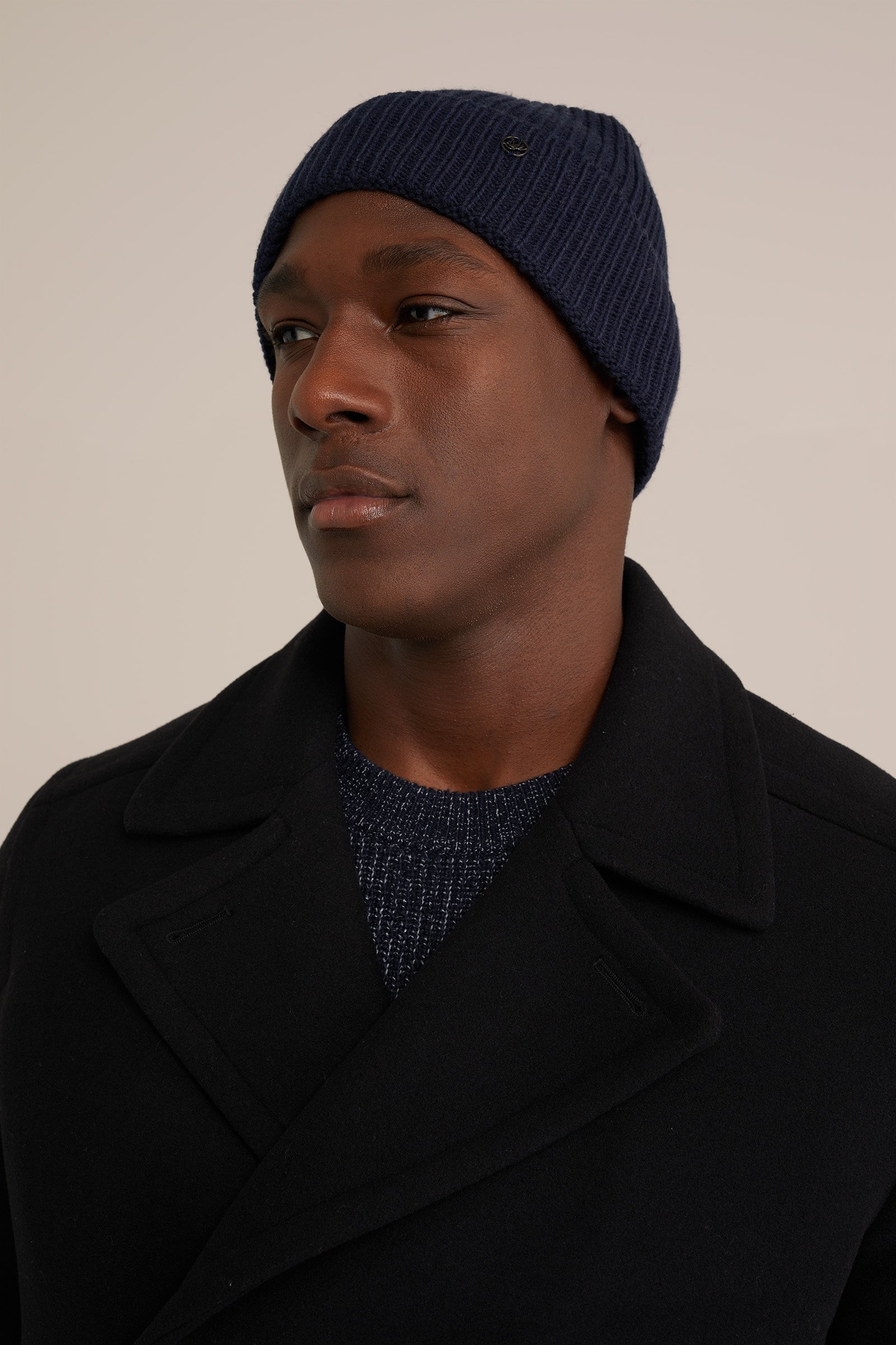 beanie WE Fashion Donkerblauw