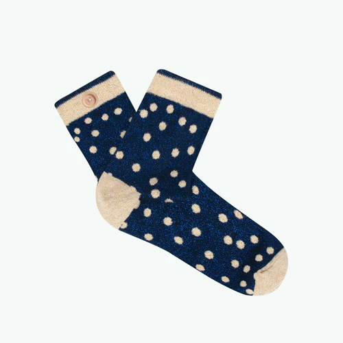 Minuit Bleu bleu marine lurex