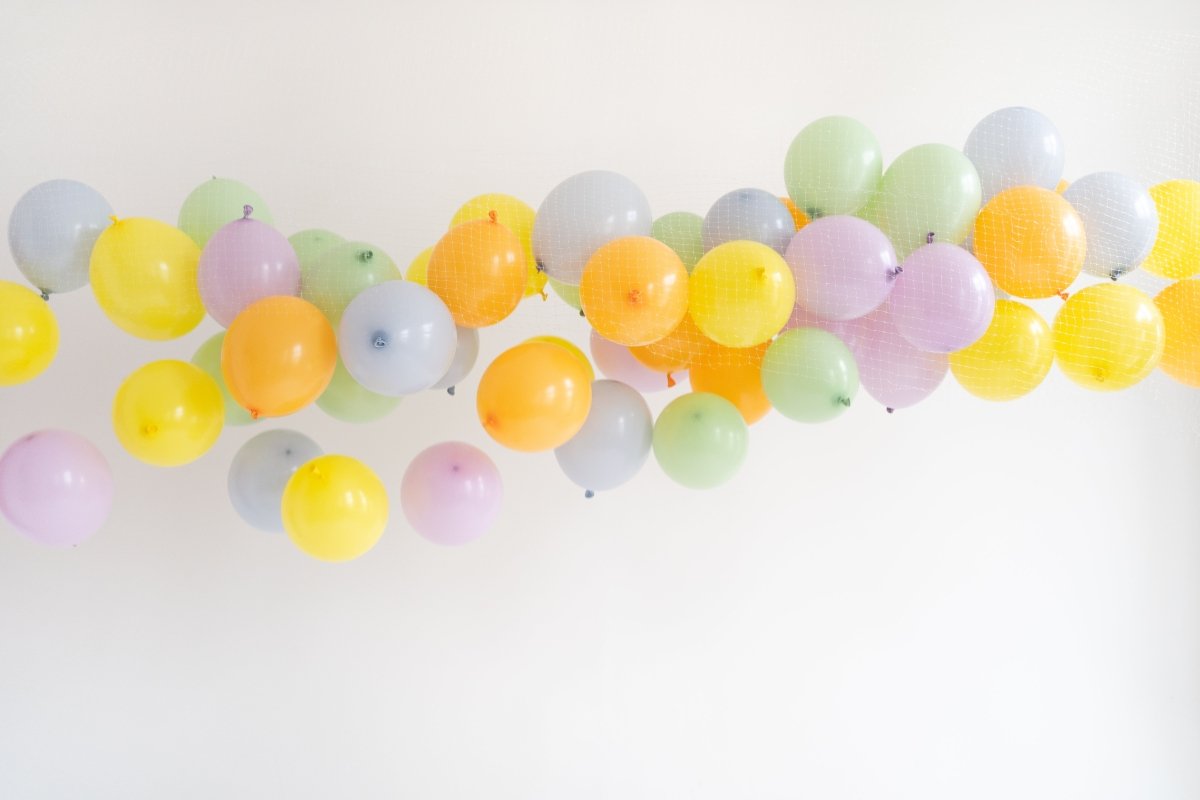 Witte Ballonnen Valnet 1m