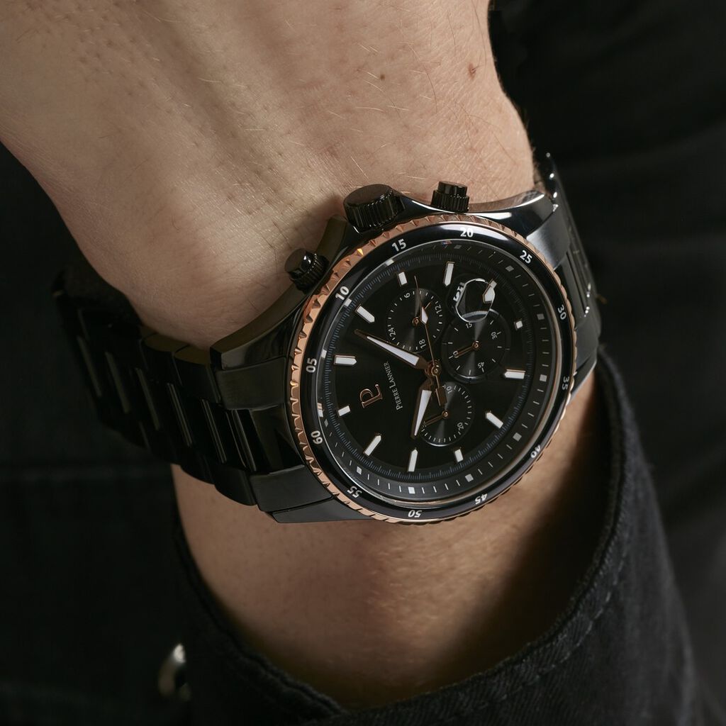 Montre Pierre Lannier Cronos Noir
