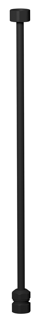 Plieger Roma aansluitstang 40cm zwart mat