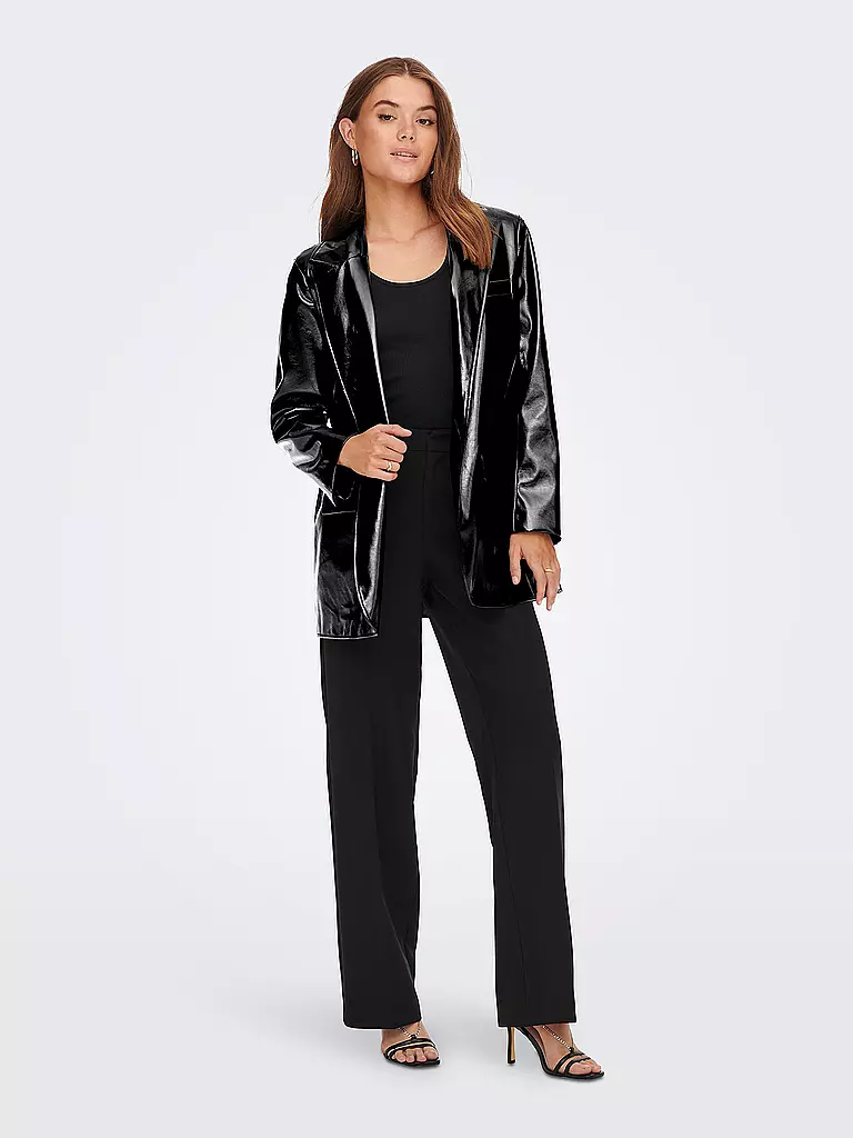 ONLY Blazer in Lederoptik ONLLANA-RUTH schwarz