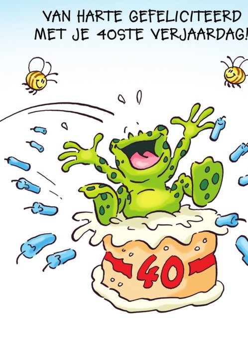 Doodles | Verjaardagskaart | 40 jaar