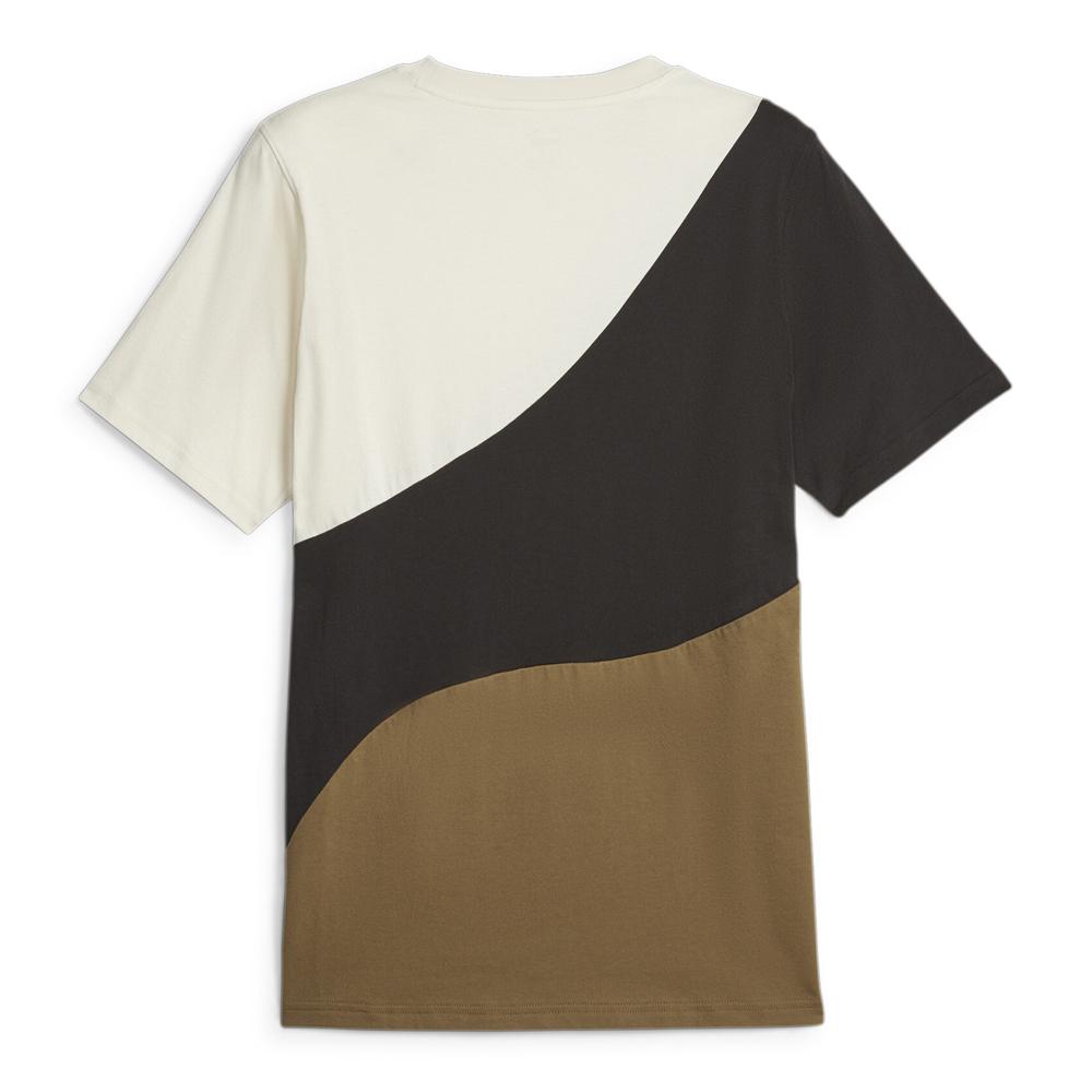 Puma T-shirt Écru/Marron/Noir Homme Puma 673380