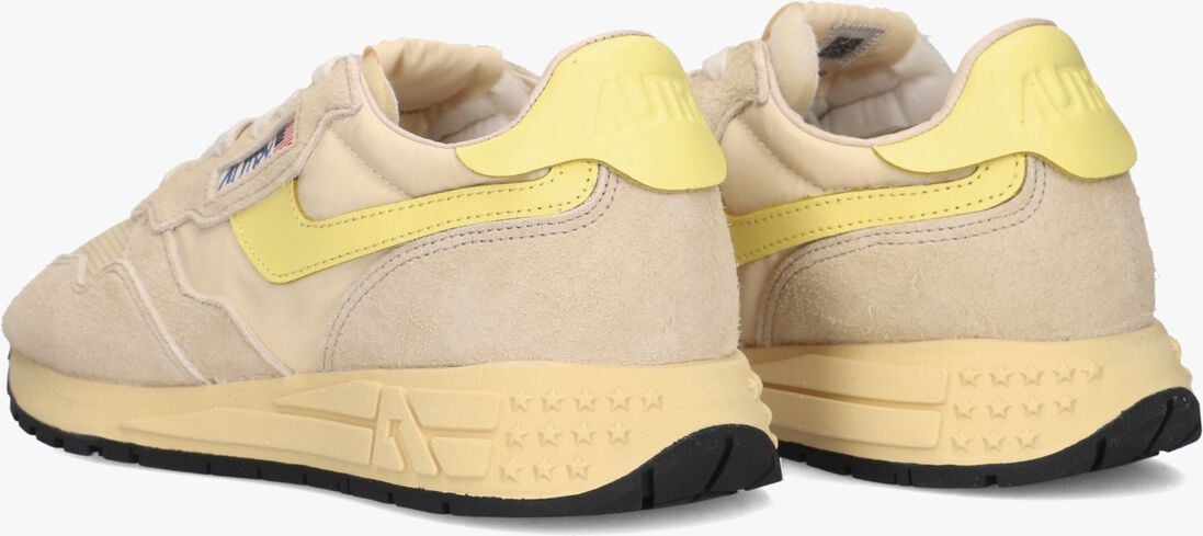 gele autry lage sneakers reelwind low