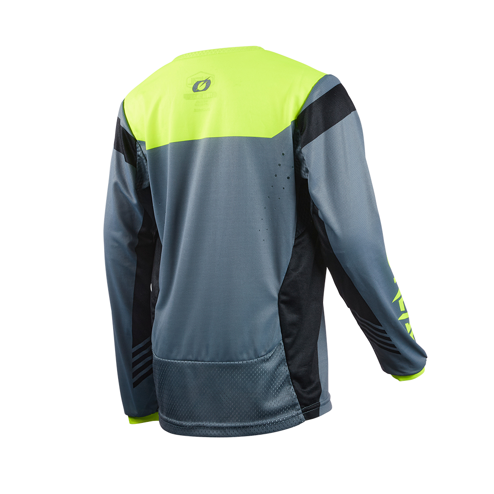 O'Neal Element FR Hybrid v.22 MTB trøje Grå / Neon Gul Junior