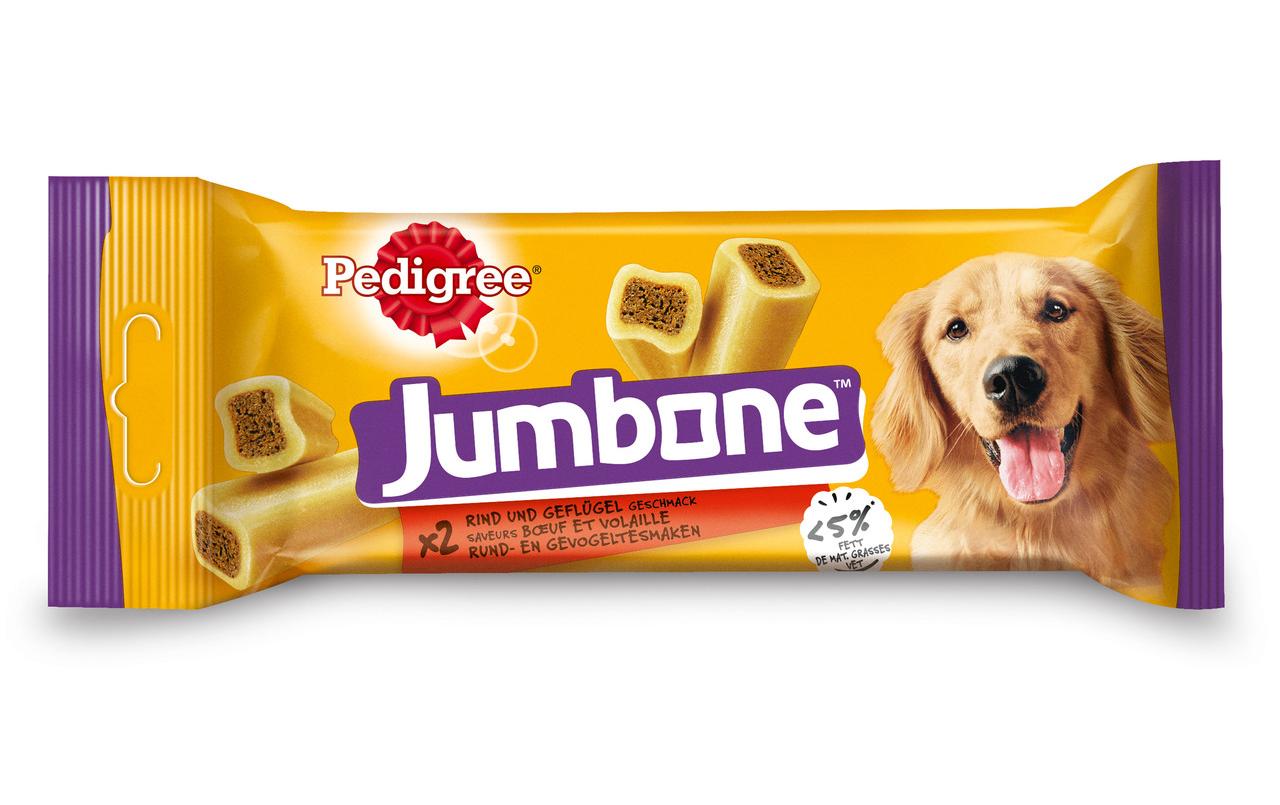 Jumbone Large mit Rind 180 gKnuspriger Kauspass mit saftigem Rindkern