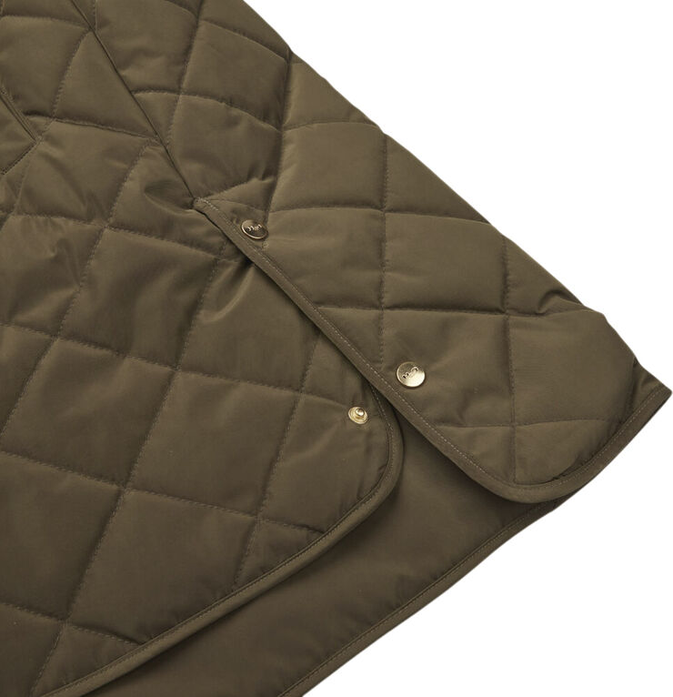 H2O Rubina Quilted lang overgangsjakke Grøn