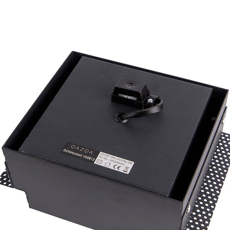 Inbouwspot zwart GU10 AR111 Trimless - Oneon Honey