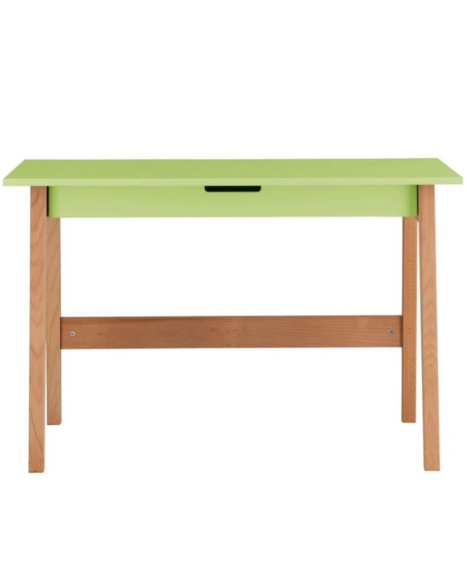 Schreibtisch INFANSCOLOR 120 x 60 cm (Farbe: grün/Buche)