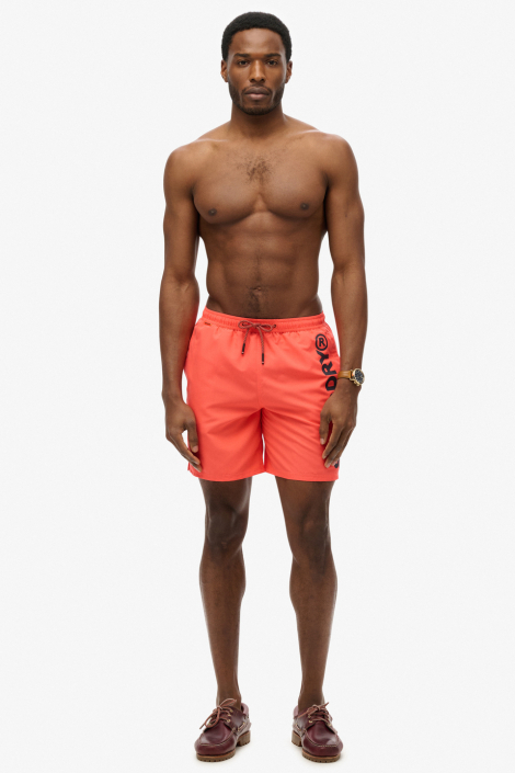 Superdry oranje heren korte broek