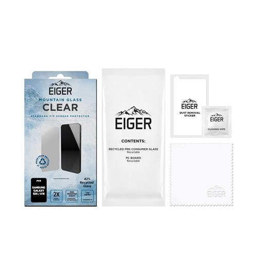 Samsung Galaxy A26 / A17 / A16 Mountain Glass Clear Panzerglas 2.5D Displayschutz Case Friendly (EGSP01030)