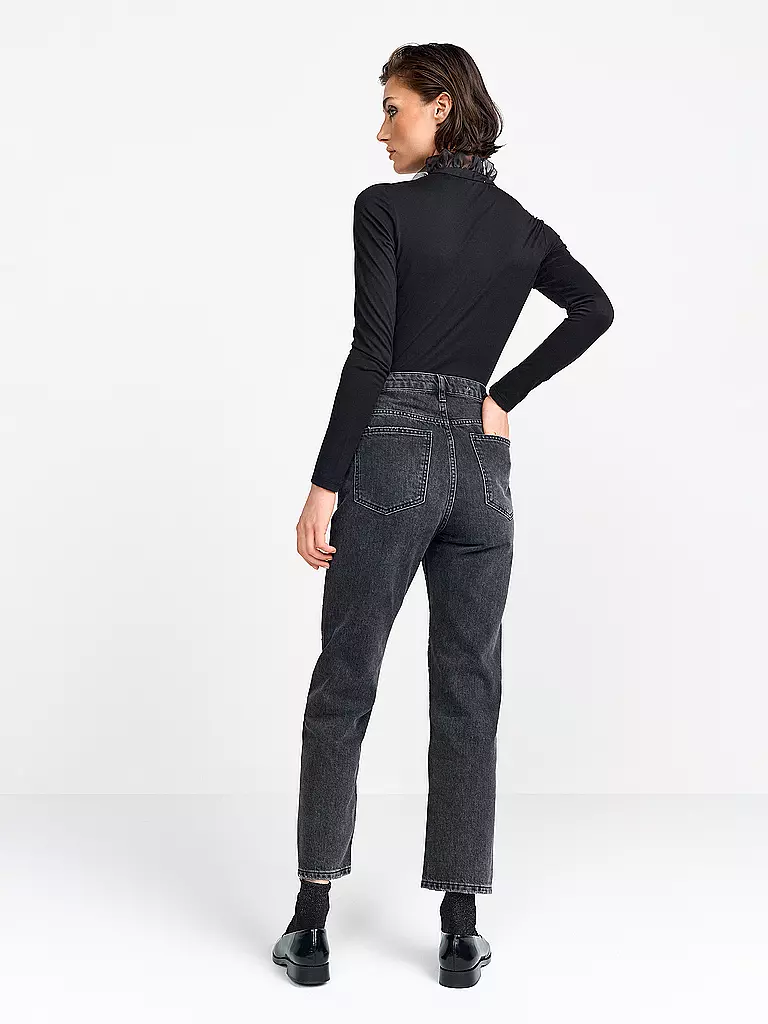 RICH & ROYAL Langarmshirt schwarz