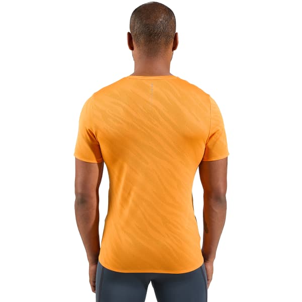 T-shirt running ODLO ZEROWEIGHT ENGINEERED CHILL-TEC ORIOLE ORIOLE MELANGE