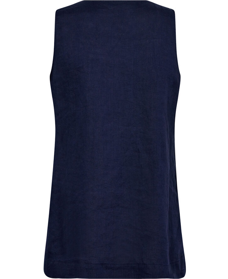 United Colors of Benetton BLOUSE - 100% hør Blå