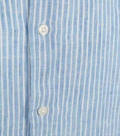 Superdry Overhemd Linnen Vacation Azure Blue Stripe M4010995A-FWJ kopen