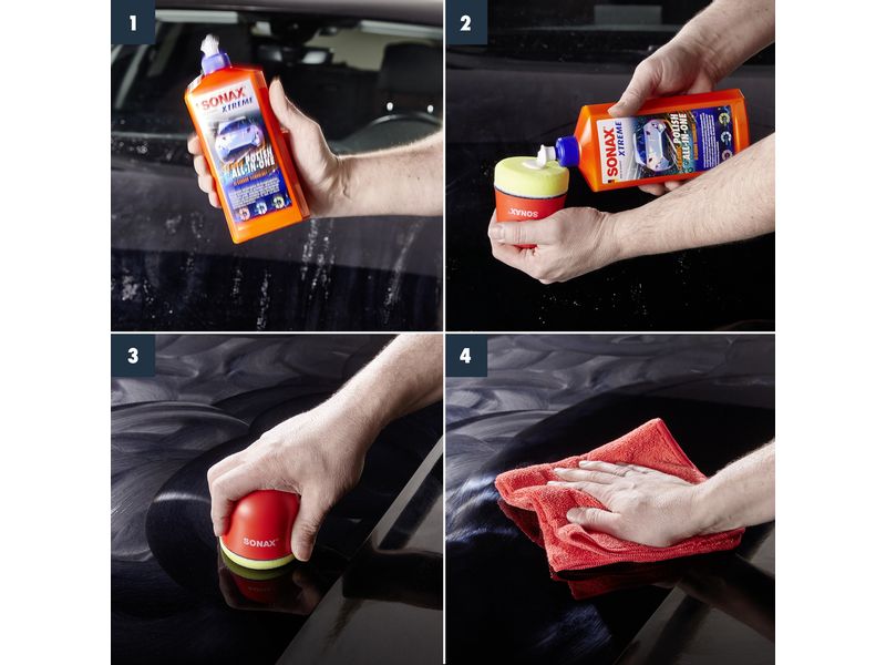 Sonax Politur Xtreme Ceramic Polish All-in-One, 500 ml Autolack-Politur mit Si-Carbon Technology