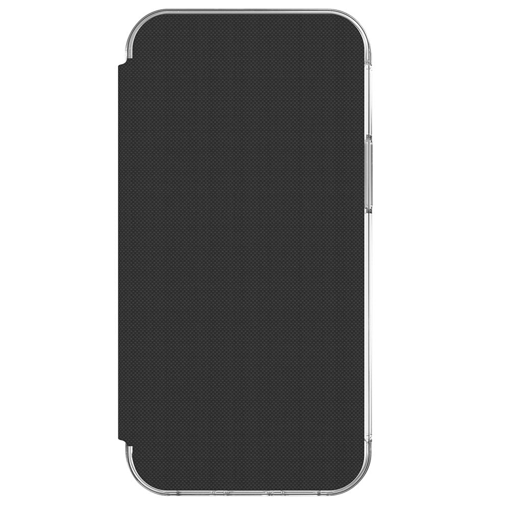 iPhone 12 / iPhone 12 Pro Antibakterielle 360° Wembley Schutzhülle Flip Cover D3O Recycled - Schwarz / Transparent