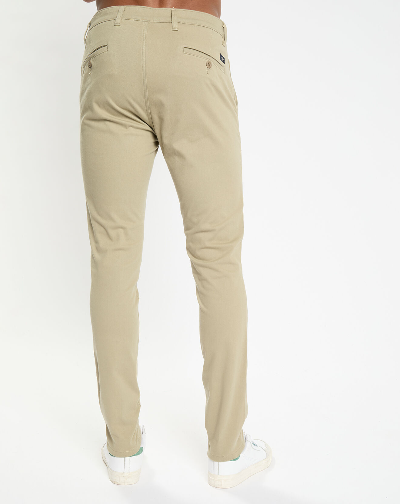 Dockers Pantalon chino Skinny Smart 360 Flex Alpha kaki clair
