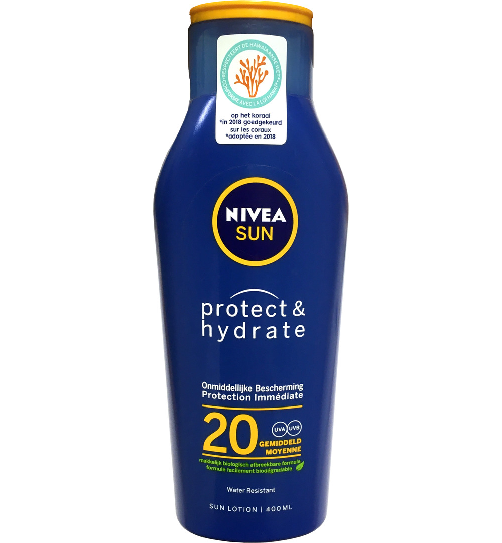 Nivea Sun Protect & Hydrate Zonnemelk Spf20 (400 ml)
