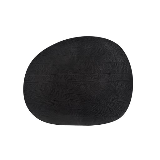 RAW Recycled Buffalo Dækkeserviet, Black, 33,5x41 cm