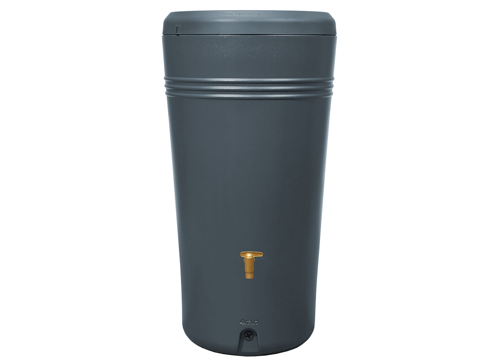 4rain Azura 2in1 Regenspeicher 230L mit Pflanzschale Graphitgrau
