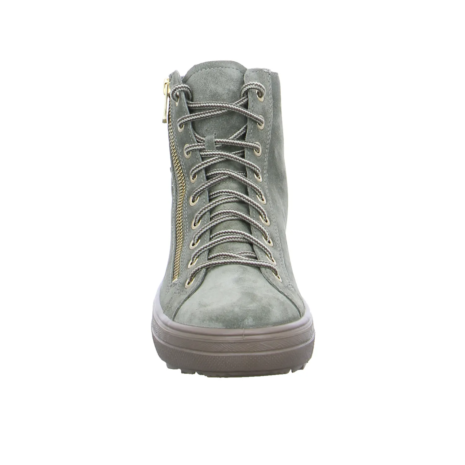 LEGERO Mid Cut Sneaker Grün Leder  mit Gore-Tex Membrane