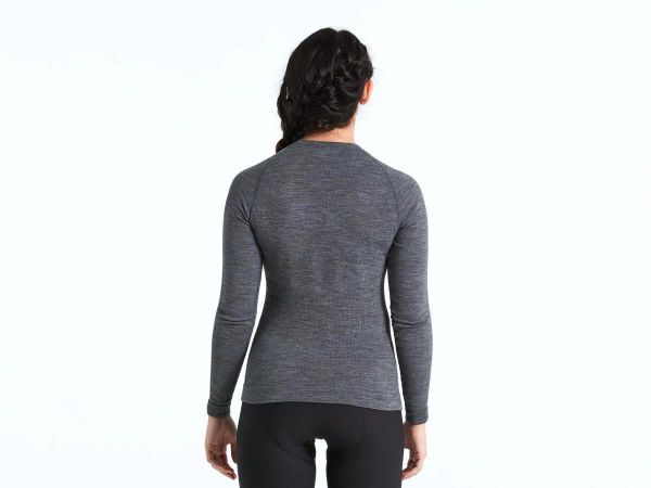 Specialized Merino Seamless LS Dame Base Layer, Grey