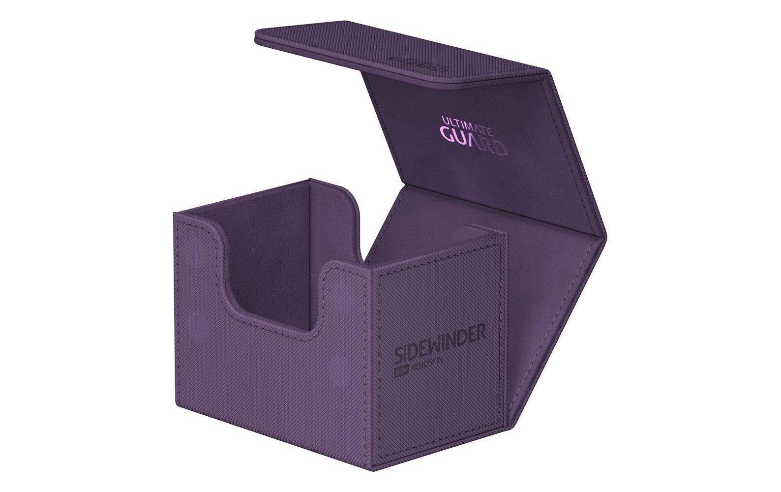 Kartenbox XenoSkin Sidewinder Monocolor 80+ ViolettHochwertige Box für Sammelkarten in Standardgrösse
