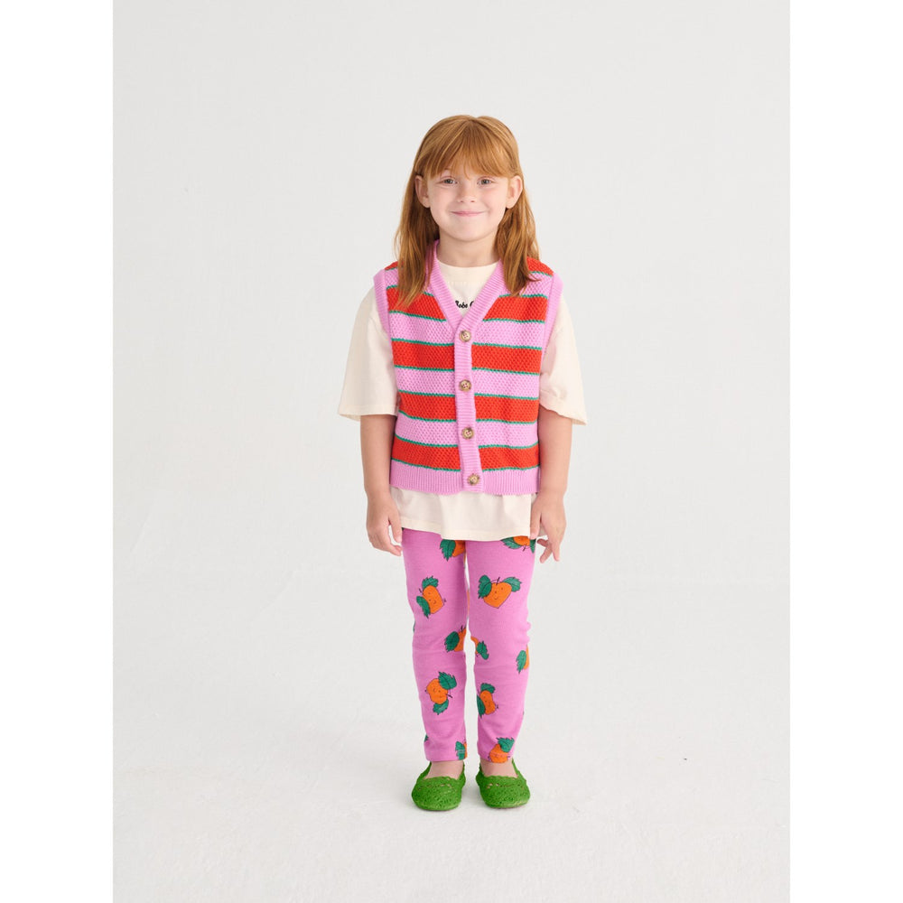 Køb Bobo Choses Purple Bc Striped Strikket Vest