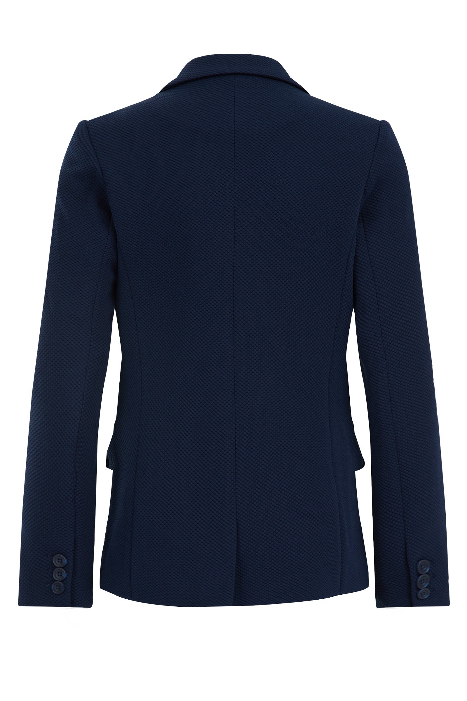 Jongens slim fit blazer met structuur WE Fashion Donkerblauw