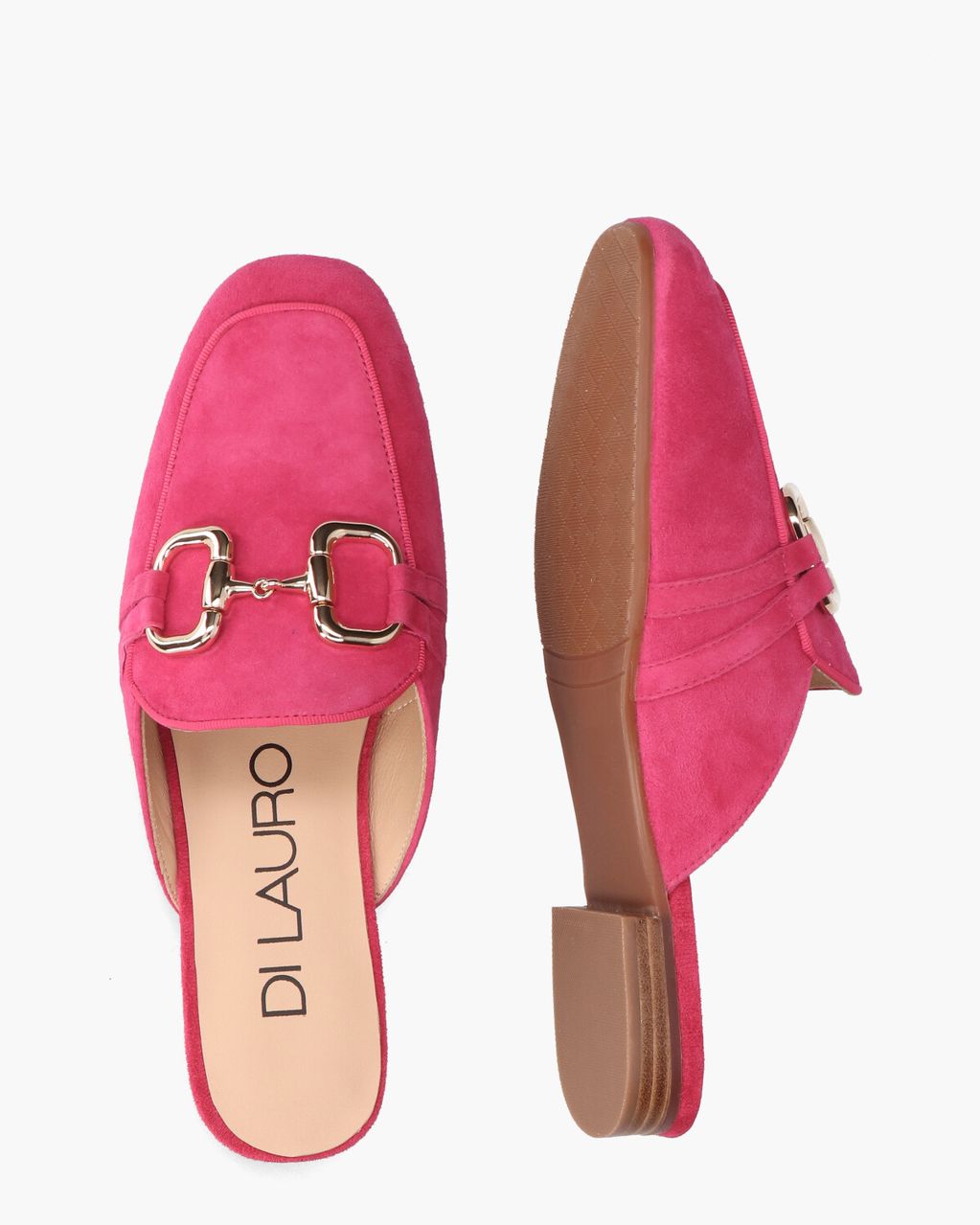 Di Lauro Rysy Roze Damesloafers