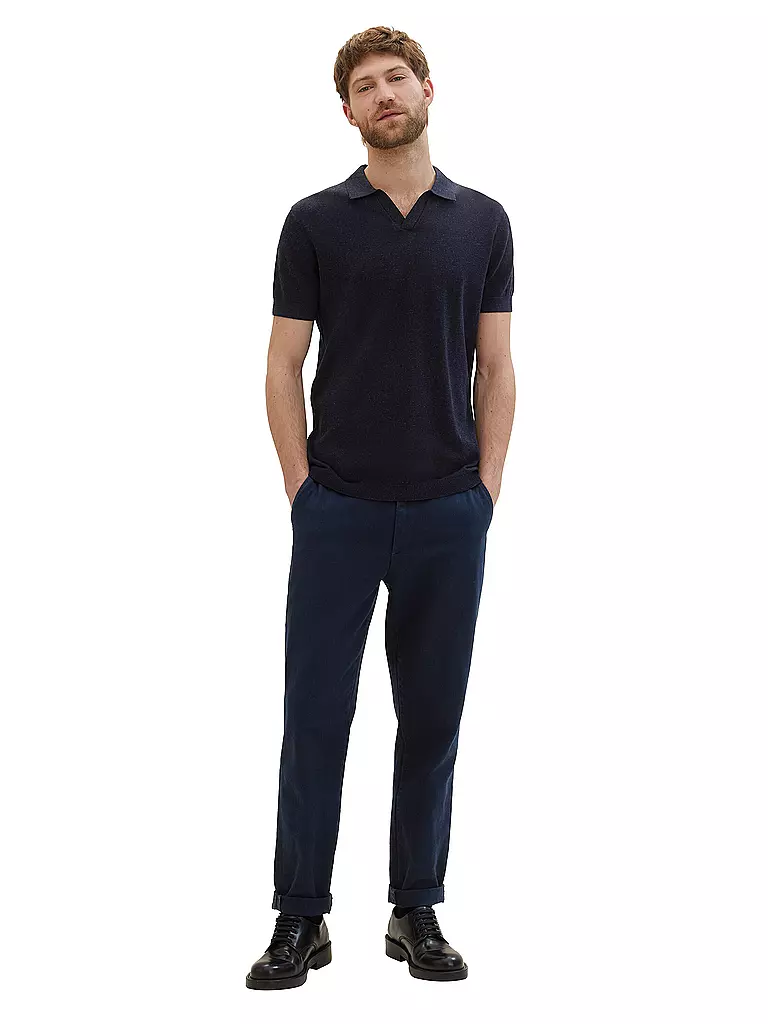 TOM TAILOR Poloshirt dunkelblau
