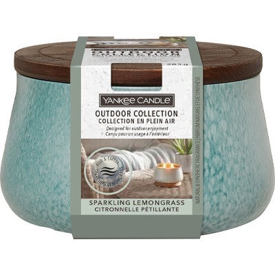 Bougie d'extérieur - Citronnelle pétillante - Modèle medium - 283 g