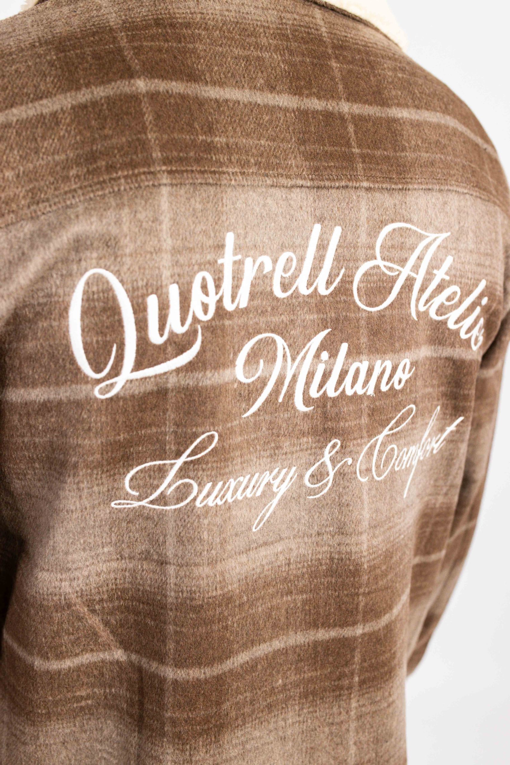 Quotrell Lugano Vest Heren Bruin/Wit