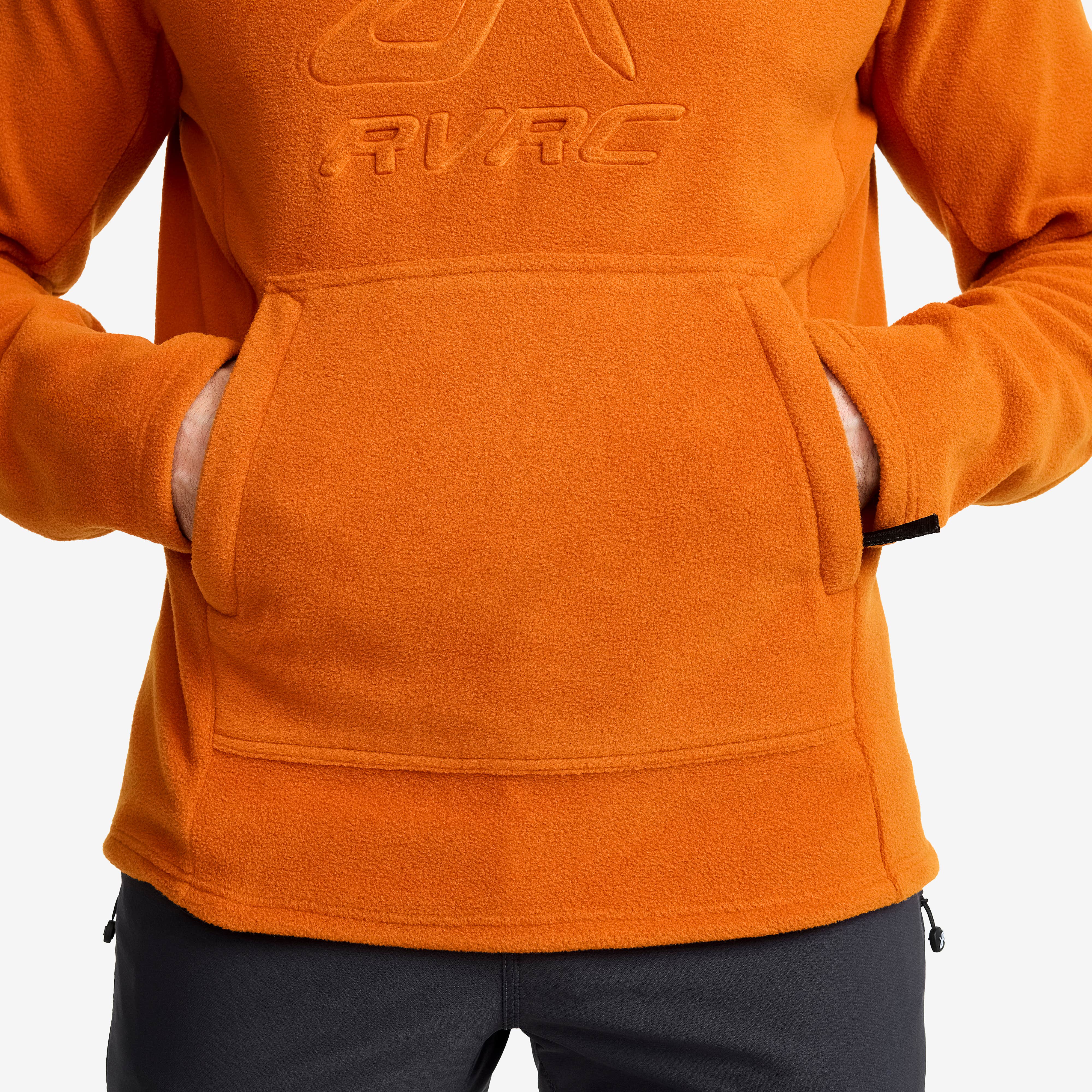 Polar Fleece Hoodie Herre Hawaiian Sunset