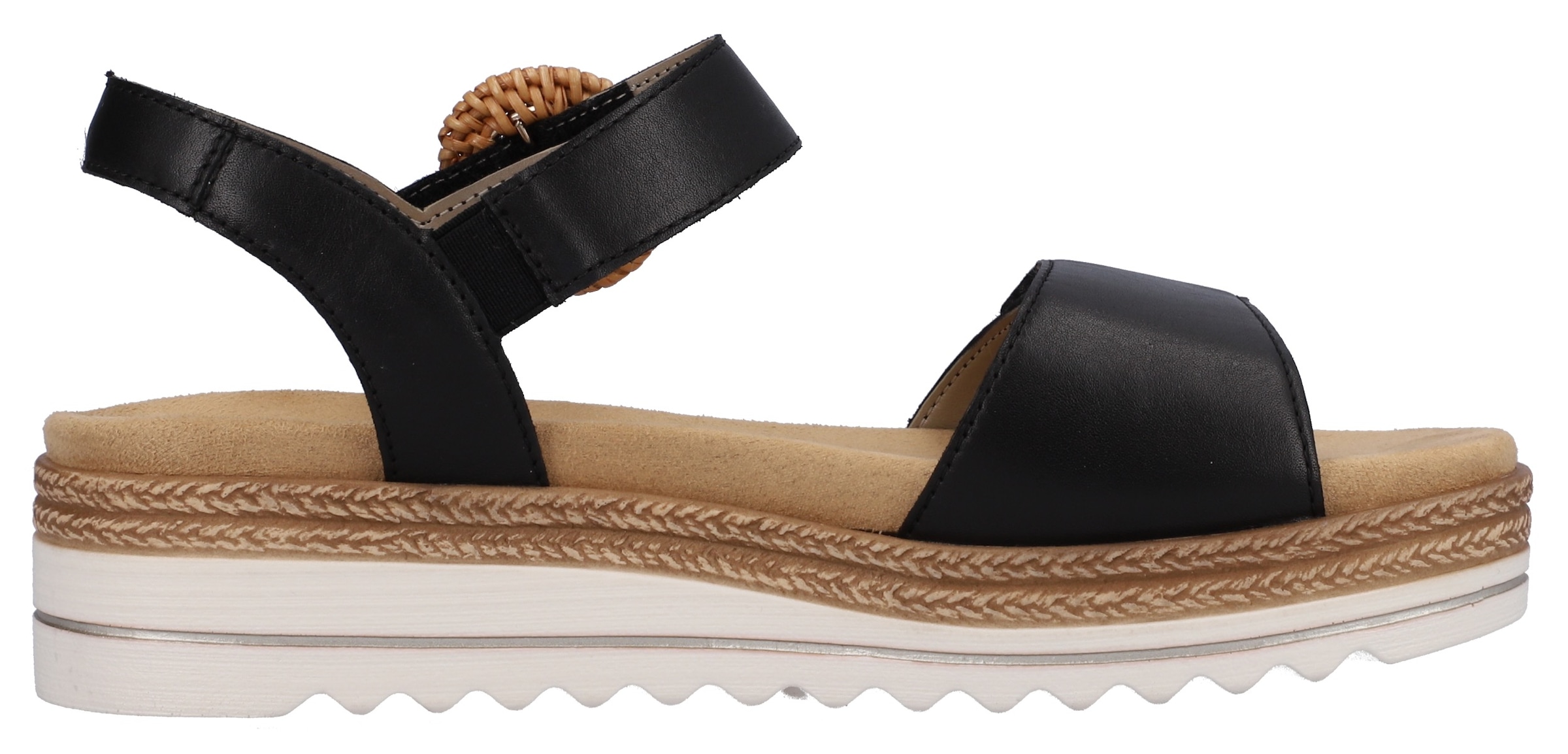 Remonte Keilsandalette  , Sommerschuh, Riemchensandale mit praktischem Klettverschlüssen