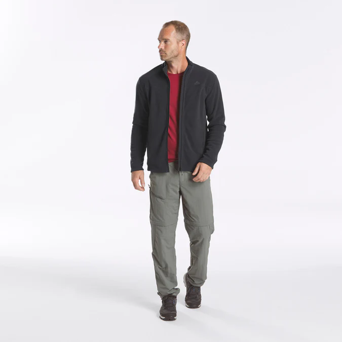 Decathlon Quechua - Casaco de lã polar para caminhadas Quechua MH120 para homem