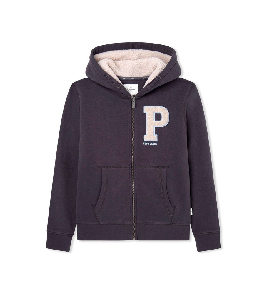 Moletom preto Pepe Jeans Niki