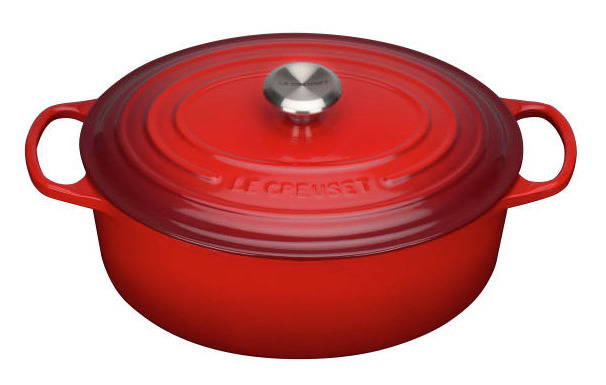 LE CREUSET Bräter Oval 31cm Kirschrot SIGNATURE