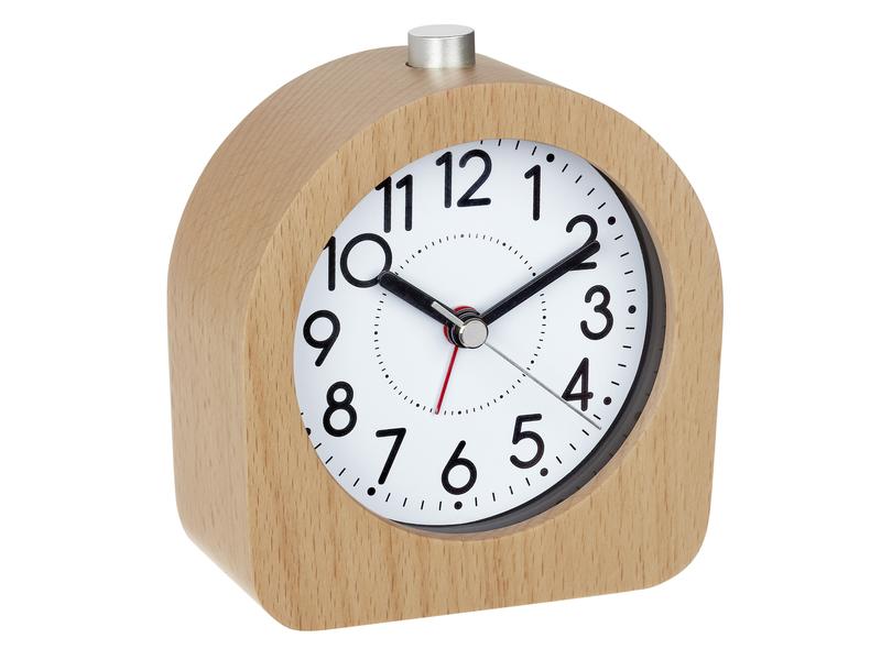 TFA Dostmann Wecker Sweep-Werk Nature Analoger Wecker