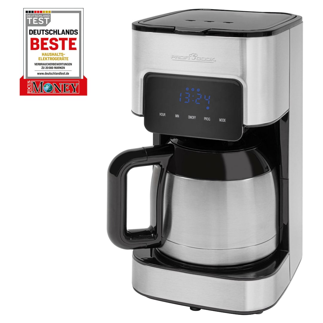 ProfiCook Thermo-Kaffeeautomat PC-KA 1191 Edelstahl / Schwarz