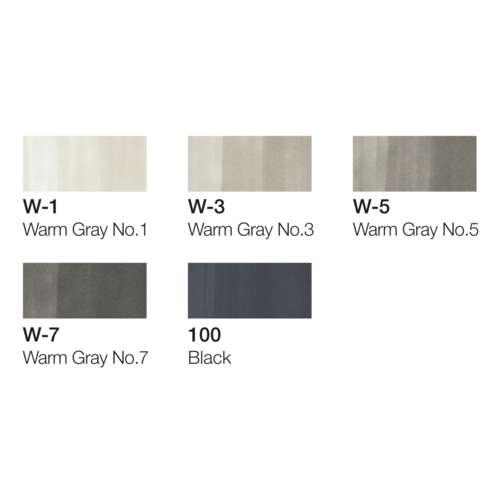 COPIC® ciao 5 1 Set Warme Grautöne