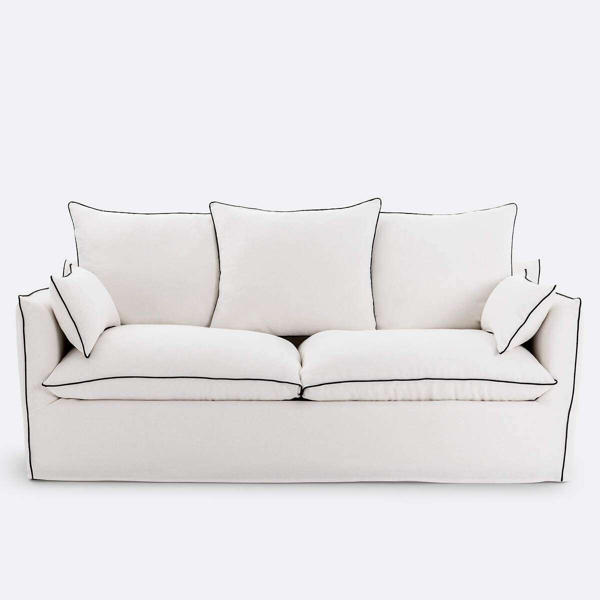 LA REDOUTE INTERIORS<br>Sofá em linho grosso, Odna