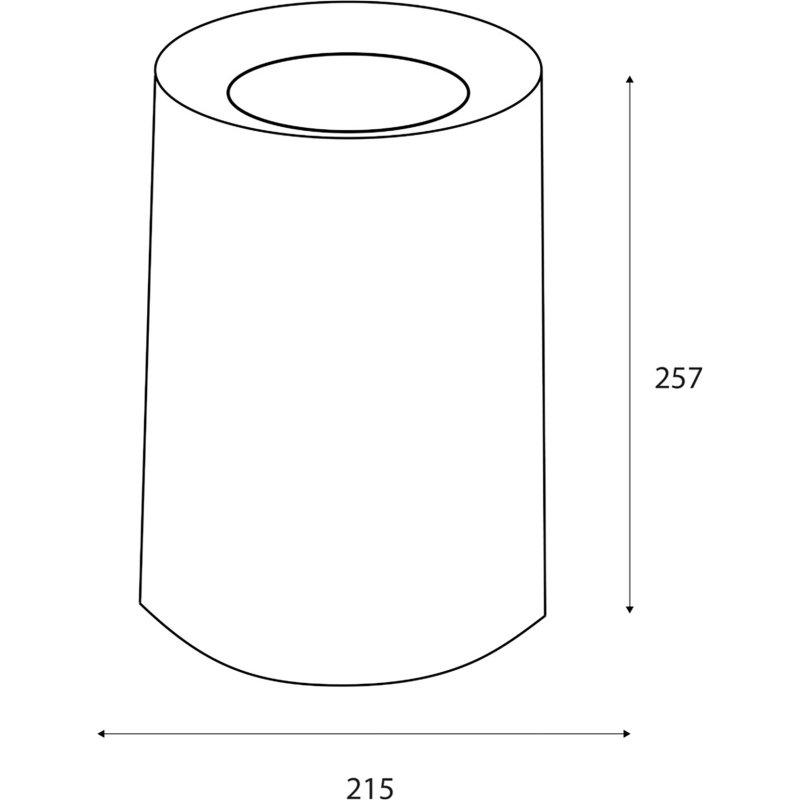 Corbeille à papier Nordic 8 L
