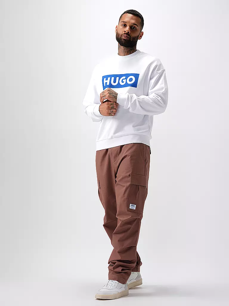 HUGO Sweater NIERO weiss