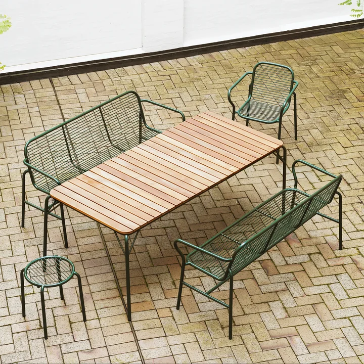 Normann Copenhagen - Vig Dining Bench, schwarz